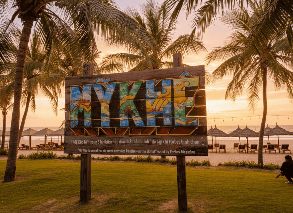 “My Khe Beach is one of the six most attractive beaches on the planet”, as voted by Forbes Magazine